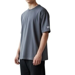 New Era Grey Soft Short Sleeve Tee, Size L